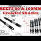 REEFS XP Aluminum Shocks (80mm, 90mm, 100mm)
