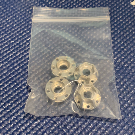 450 SILVER HUBS 4 PACK
